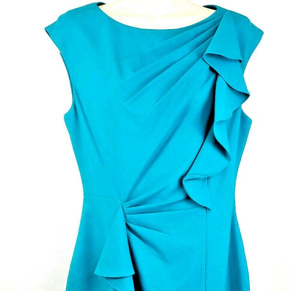 Calvin Klein Dresses & Skirts - Calvin Klein Ruffle Sleeveless Straight Dress